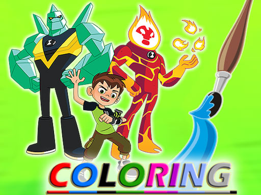 Ben 10 Coloring - free online Browser game