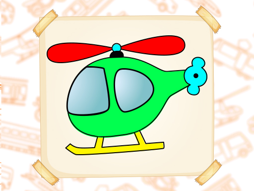 Coloring Book: Vehicles - free online Browser game
