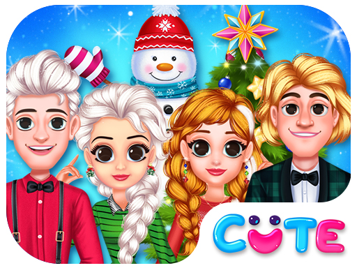 Frozen Princess Christmas Celebration - free online Browser game