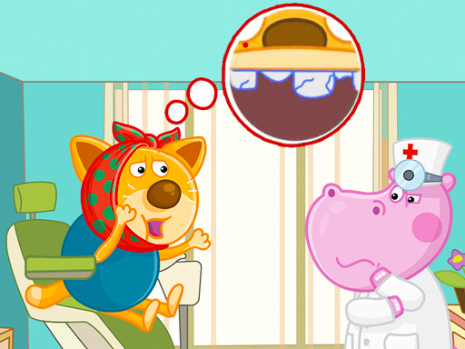 Hippo Dentist - free online Browser game