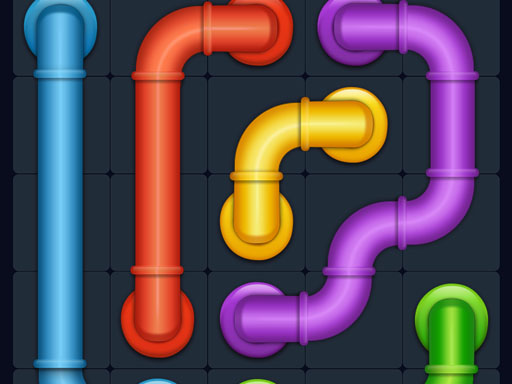 Line Puzzle : Pipe Art - free online Browser game