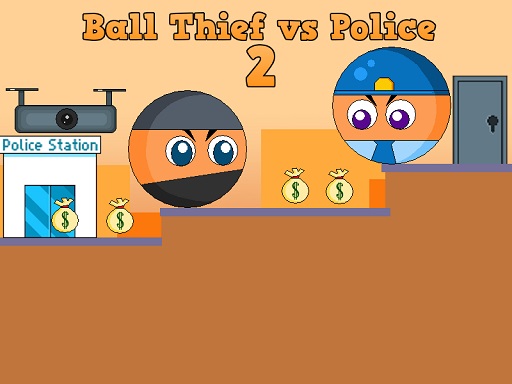 Ball Thief vs Police 2 - free online Browser game