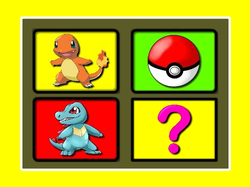 Pokemon Memory Time - free online Browser game