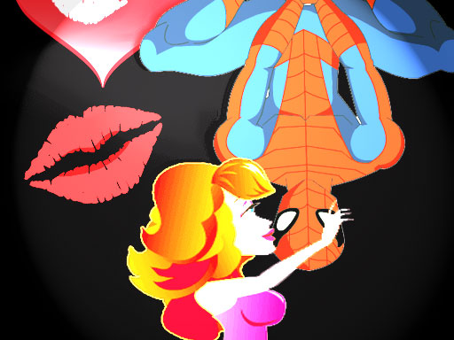 Spiderman Kiss - free online Browser game