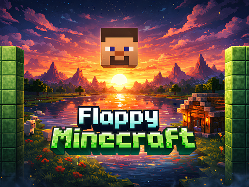 Flappy Minecraft - free online Browser game