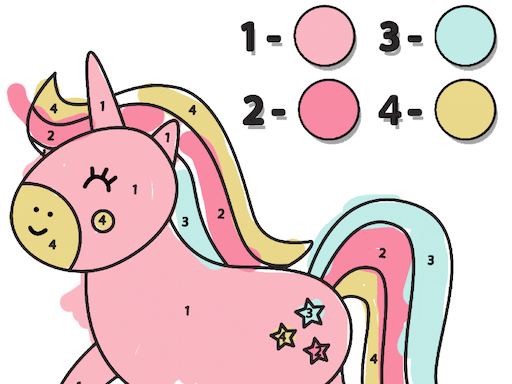 Color And Numbers - free online Browser game