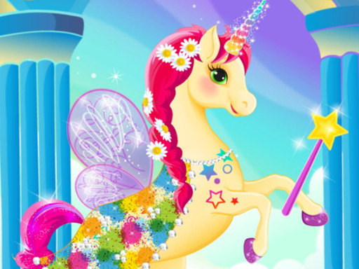 Unicorn Fashion Dress Up - free online Browser game