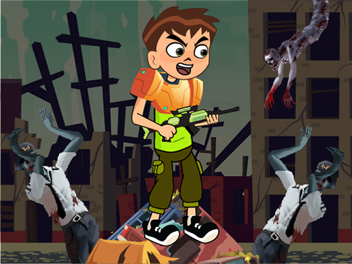 Ben 10 World War Zombies - free online Browser game
