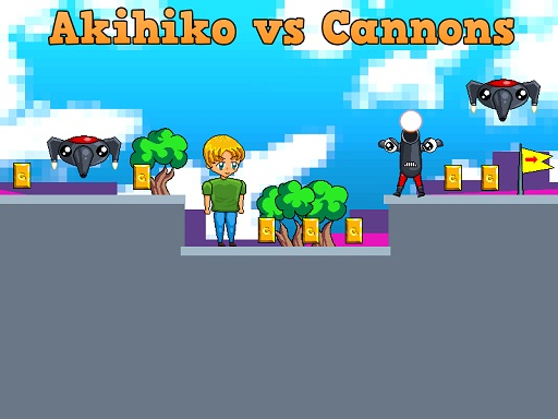 Akihiko vs Cannons - free online Browser game