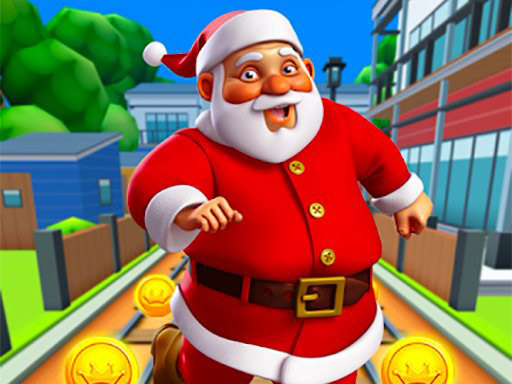 Santa City Run Street - free online Browser game