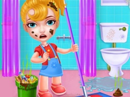 Keep Clean - House Cleaning Game - free online Browser game