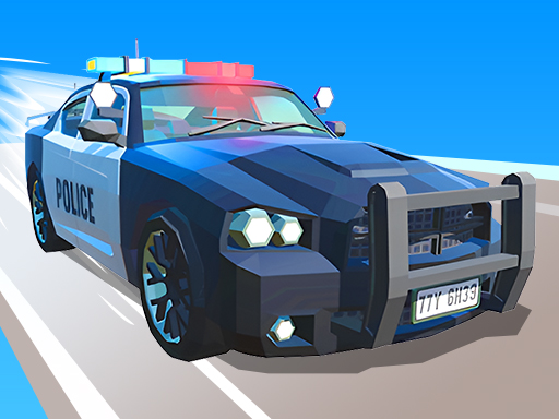 Police Car Line Driving - free online Browser game