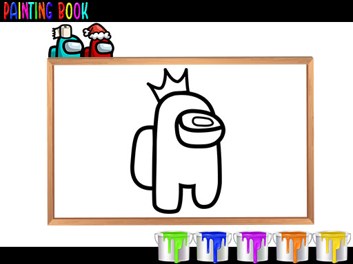 Among Us: Painting Book - free online Browser game
