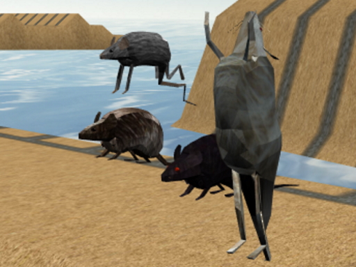 Mouse Race Islands - free online Browser game