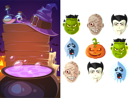 Halloween Match3 - free online Browser game