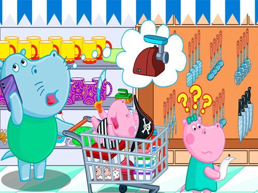 Kids Shoping - free online Browser game