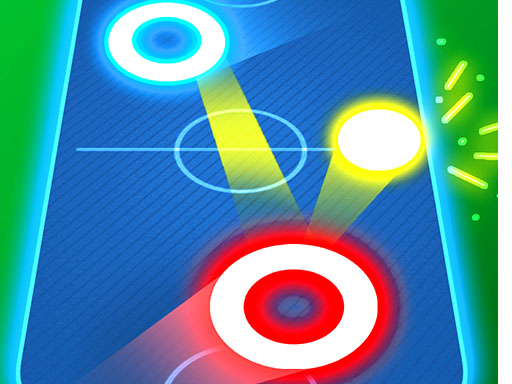 Air Hockey Glow: 2 Players - free online Browser game
