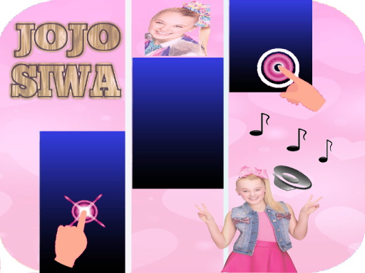 JoJo Siwa Piano Tile - free online Browser game