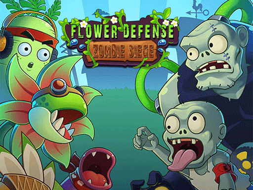 Flower Defense - Zombie Siege - free online Browser game
