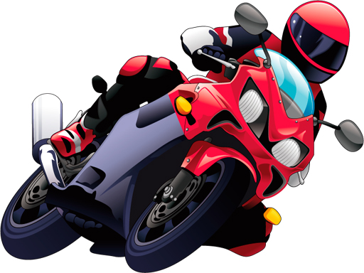 Cartoon Motorcycles Puzzle - free online Browser game