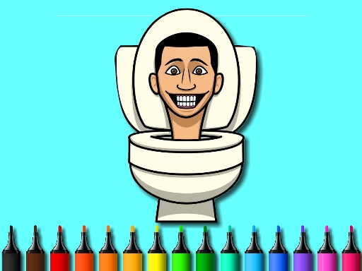 Color Skibidi Toilet - free online Browser game