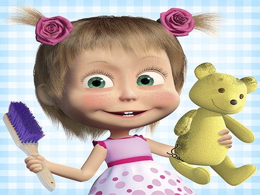 Masha and the Bear: House Cleaning - free online Browser game