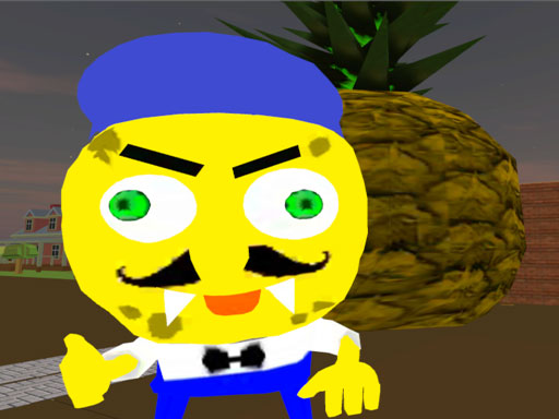 Neighbor Sponge. Scary Secret 3D - free online Browser game