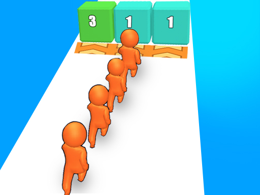Crowd Stack 3D - free online Browser game