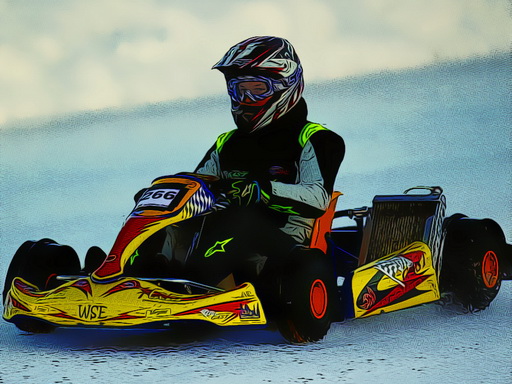Kart Racing Jigsaw - free online Browser game