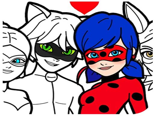 LadyBug Coloring Book With Magic Pen - free online Browser game