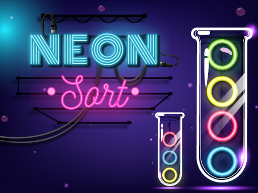Neon Sort Puzzle - Color Sort Game - free online Browser game