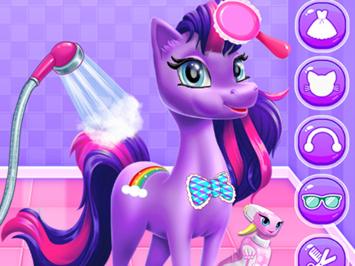 Magical Unicorn Grooming World - free online Browser game