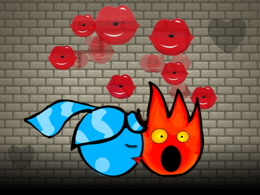 Fireboy and Watergirl Kiss - free online Browser game