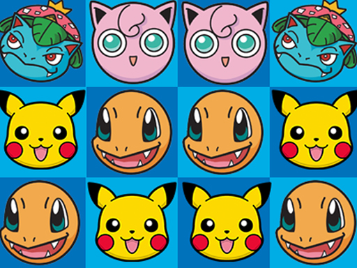 Pokemox Heads match - free online Browser game