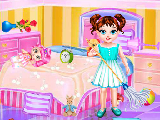 Baby Taylor Messy Home Clean Up - free online Browser game