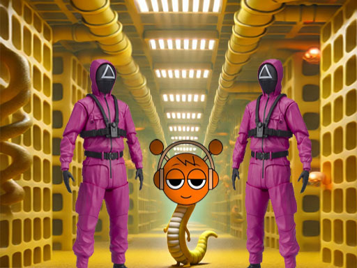 Squid Game Sprunki Escaped Backrooms - free online Browser game