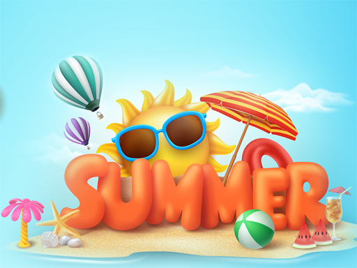 Happy Summer Jigsaw Puzzle - free online Browser game