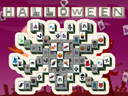 Halloween Mahjong Deluxe 2020 - free online Browser game
