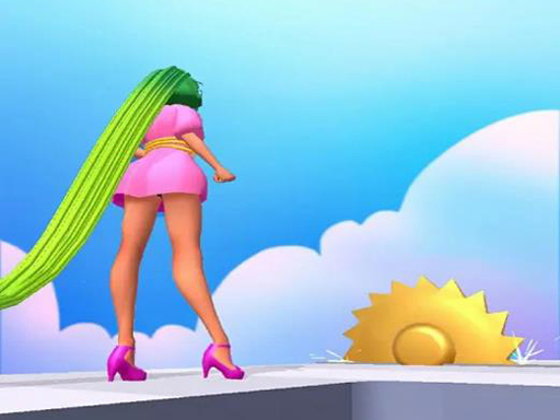 Keep Long Hair - free online Browser game