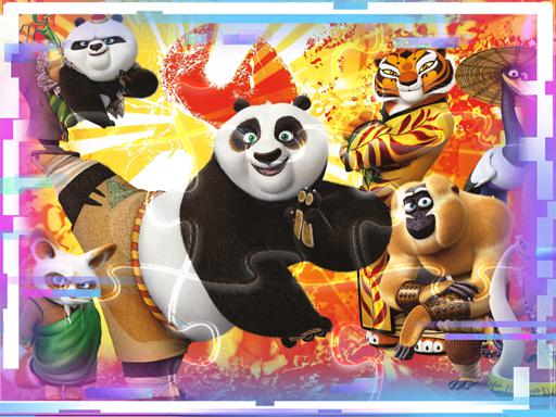 Kungfu Panda Match3 Puzzle - free online Browser game