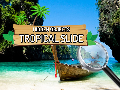 Hidden Objects Tropical Slide - free online Browser game