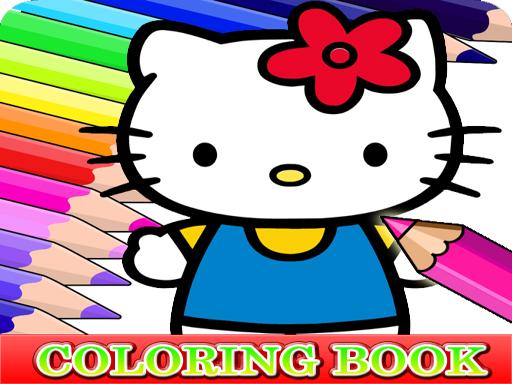 Coloring Book for Hello Kitty - free online Browser game