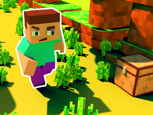 Craft Runner - Mine Rush - free online Browser game