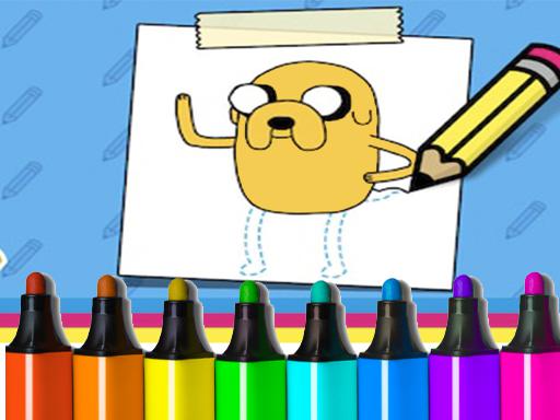 Adventure Time: How to Draw Jake - free online Browser game