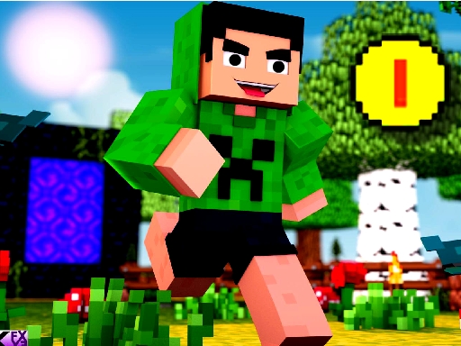 Block Craft Jumping Adventure - free online Browser game