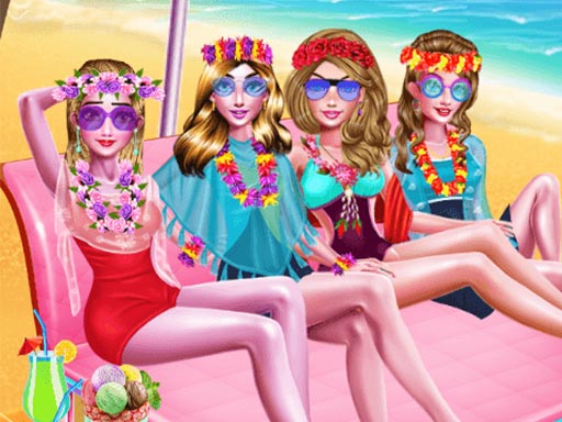 SUMMER BEACH SPA DAY - free online Browser game
