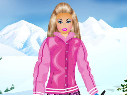 Barbie Snowboard Dress - free online Browser game