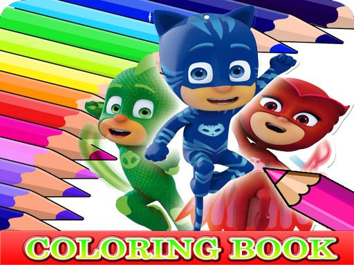 Coloring Book for PJ Masks - free online Browser game