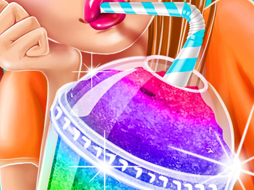 Ice Slushy Maker Rainbow Desserts - free online Browser game
