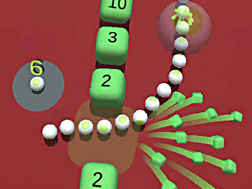 Snake Ball 3D - free online Browser game